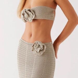 Peppermayo Crochet Bandeau in Sage Size S-M